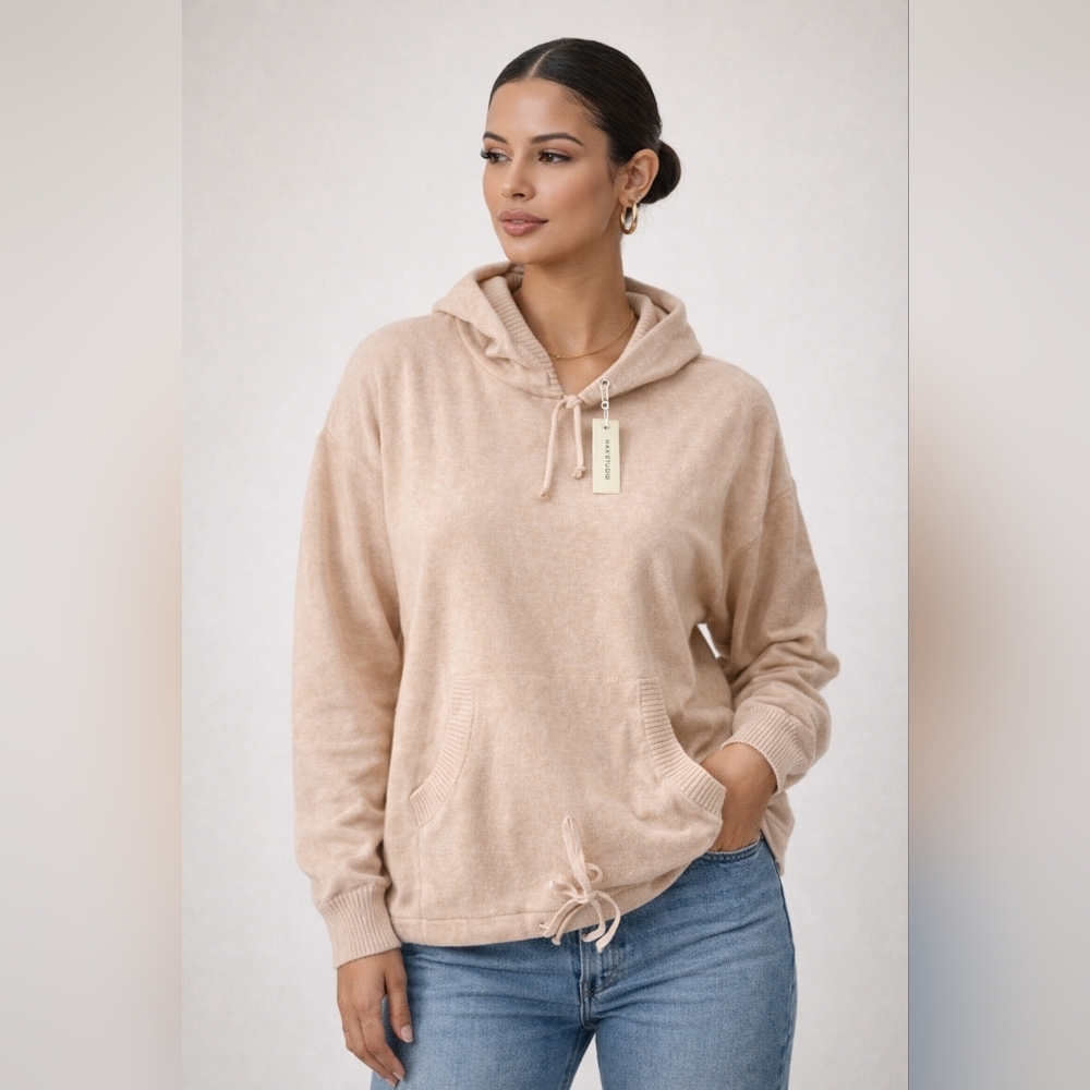 NWT Hooded Max Studio Sweater